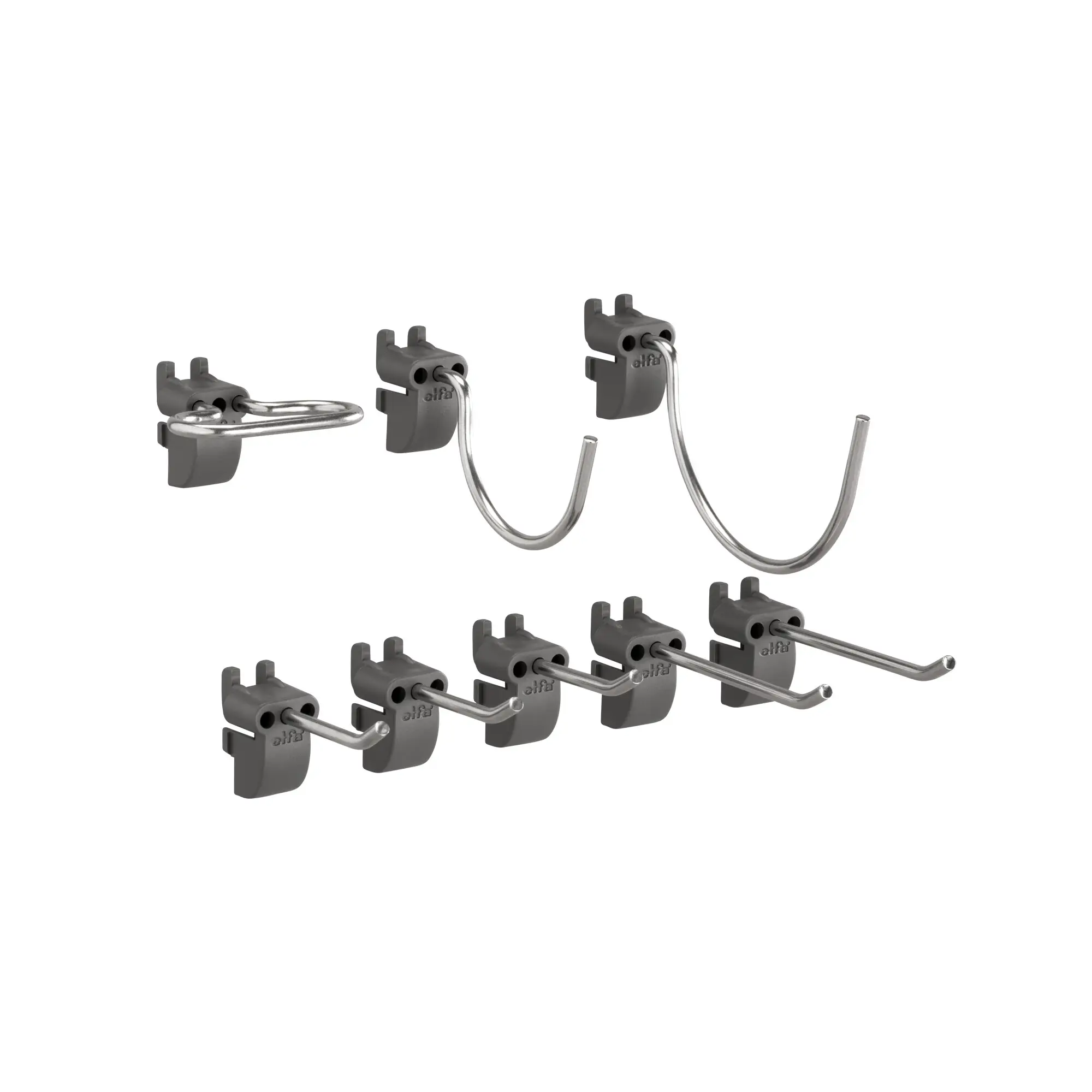 Sada dílenských háčků (5 typů / 8ks sada)