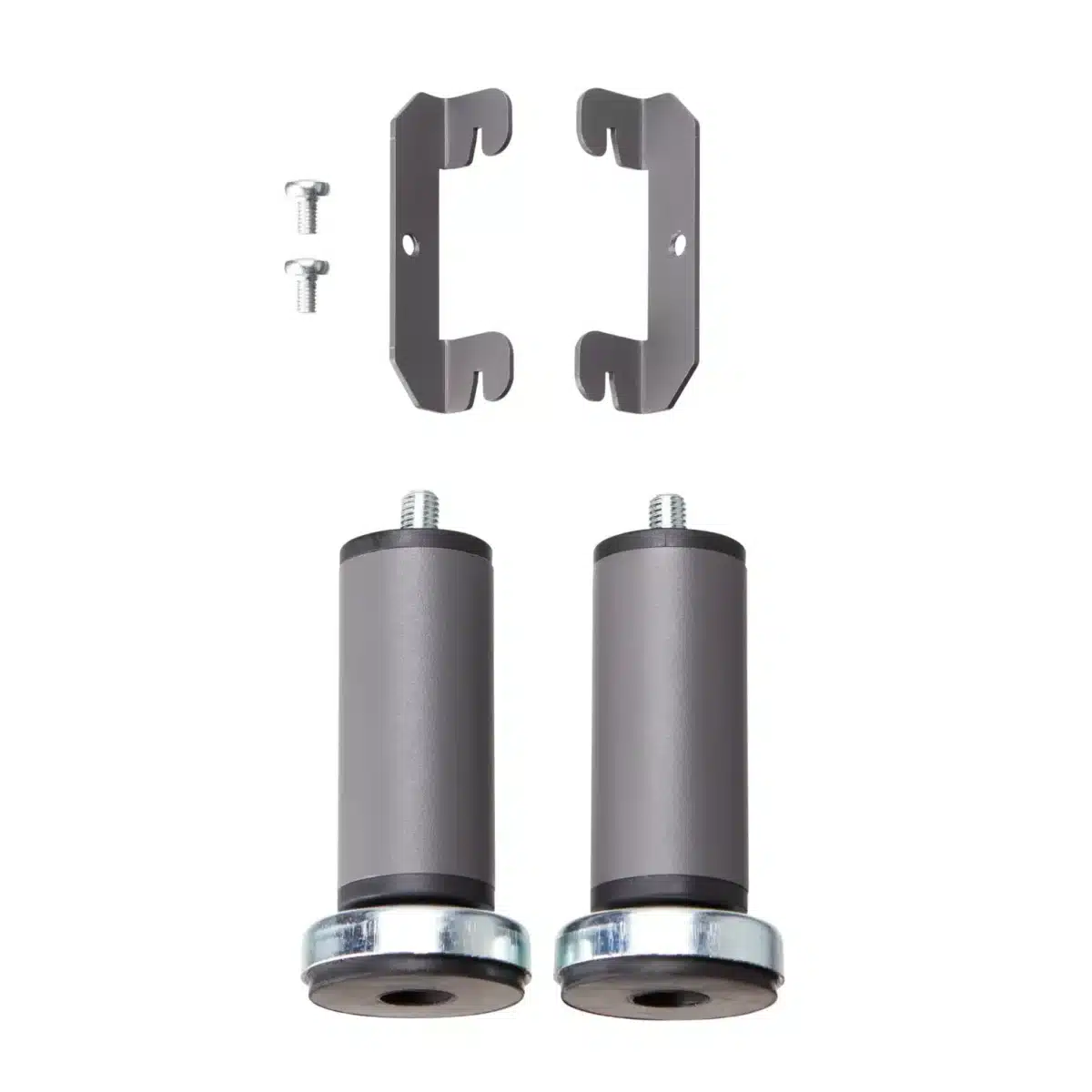 Montážní sada pro fixaci spodní a vysoké skříně k závěsným lištám