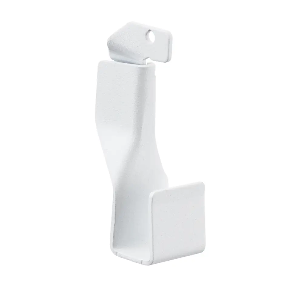 Držák šatní tyče pod konzoli (matná bílá)