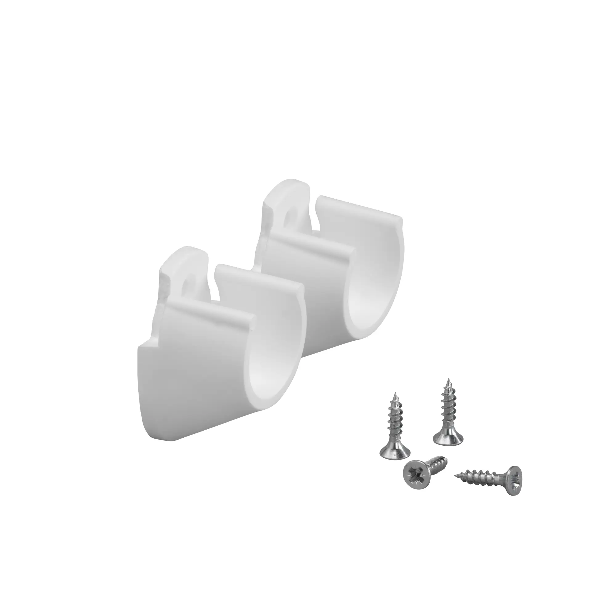 Držák šatní tyče, stěna/stěna (2ks sada)