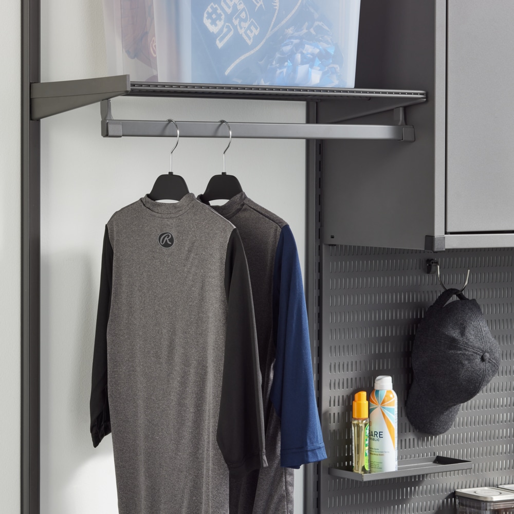 function closet rod matt grey garage env