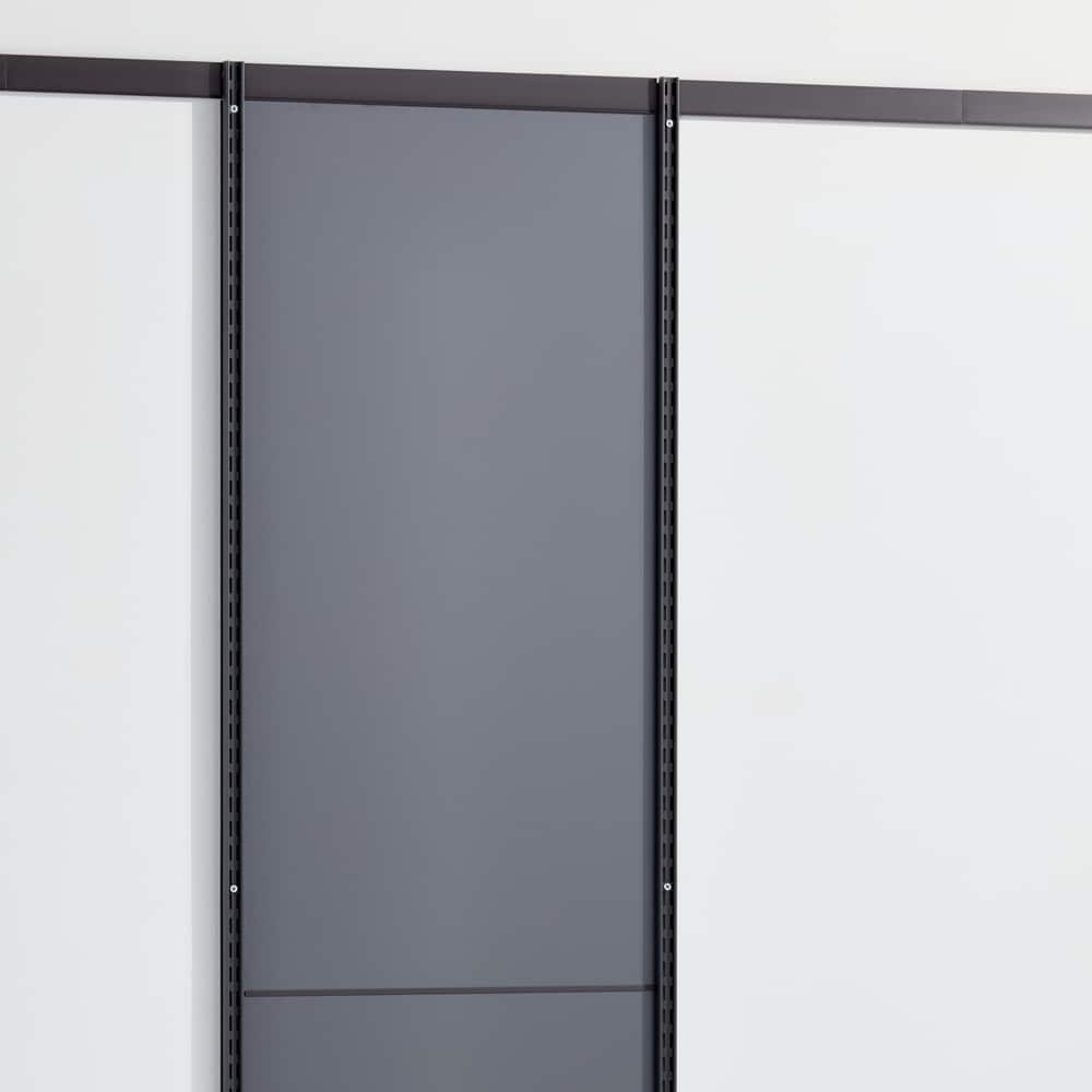 function elfa decor plus 2 foot upper back panel matte grey v1