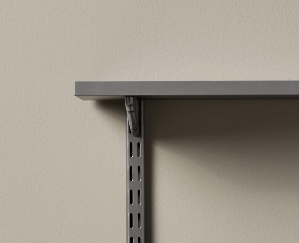 function wallband solid bracket close up graphite