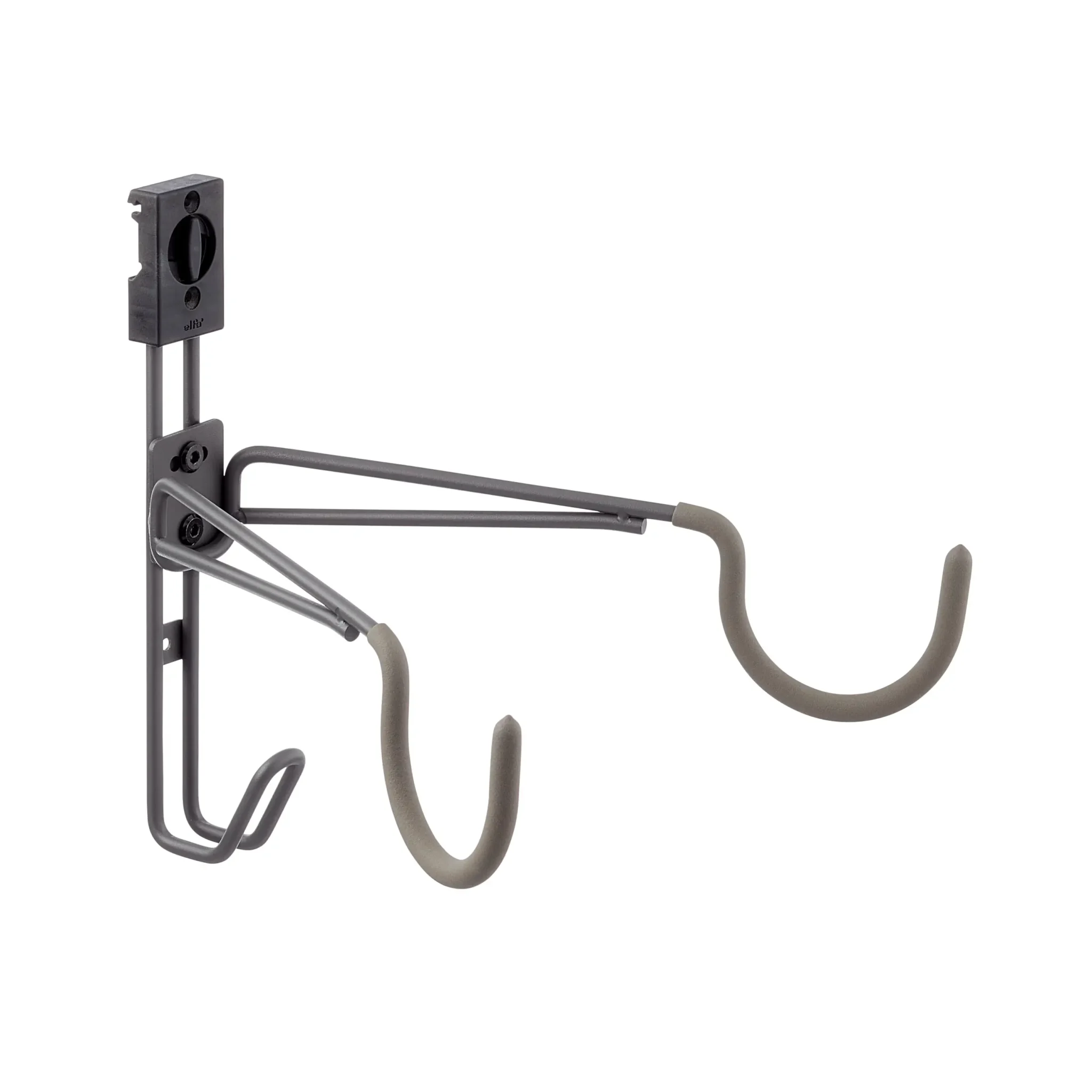 Hák kola horizontální Garage+ v matné šedé variantě (SKU 4700086)