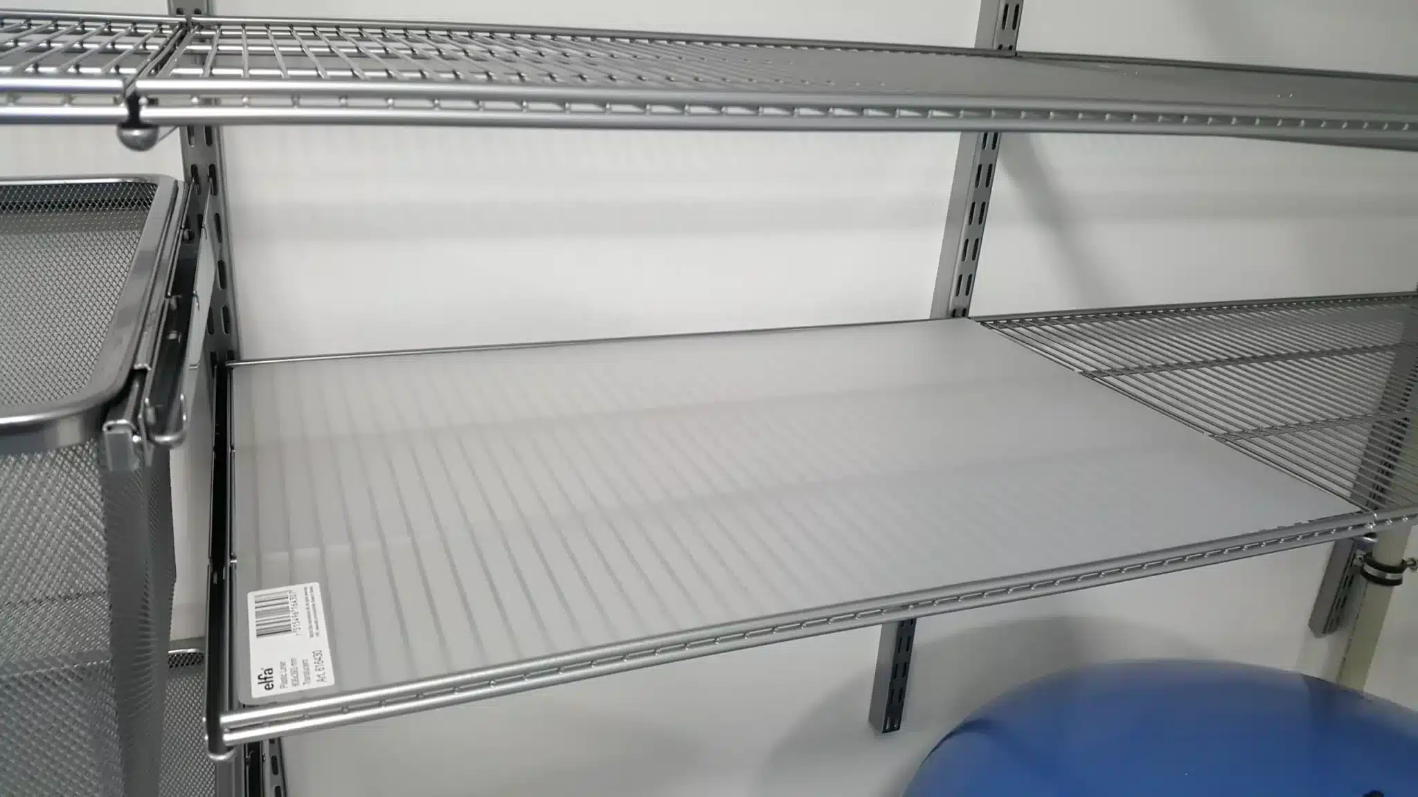 Podložka drátěných polic Classic by Elfa (š: 60, hl: 40) v čiré variantě - SKU 616430