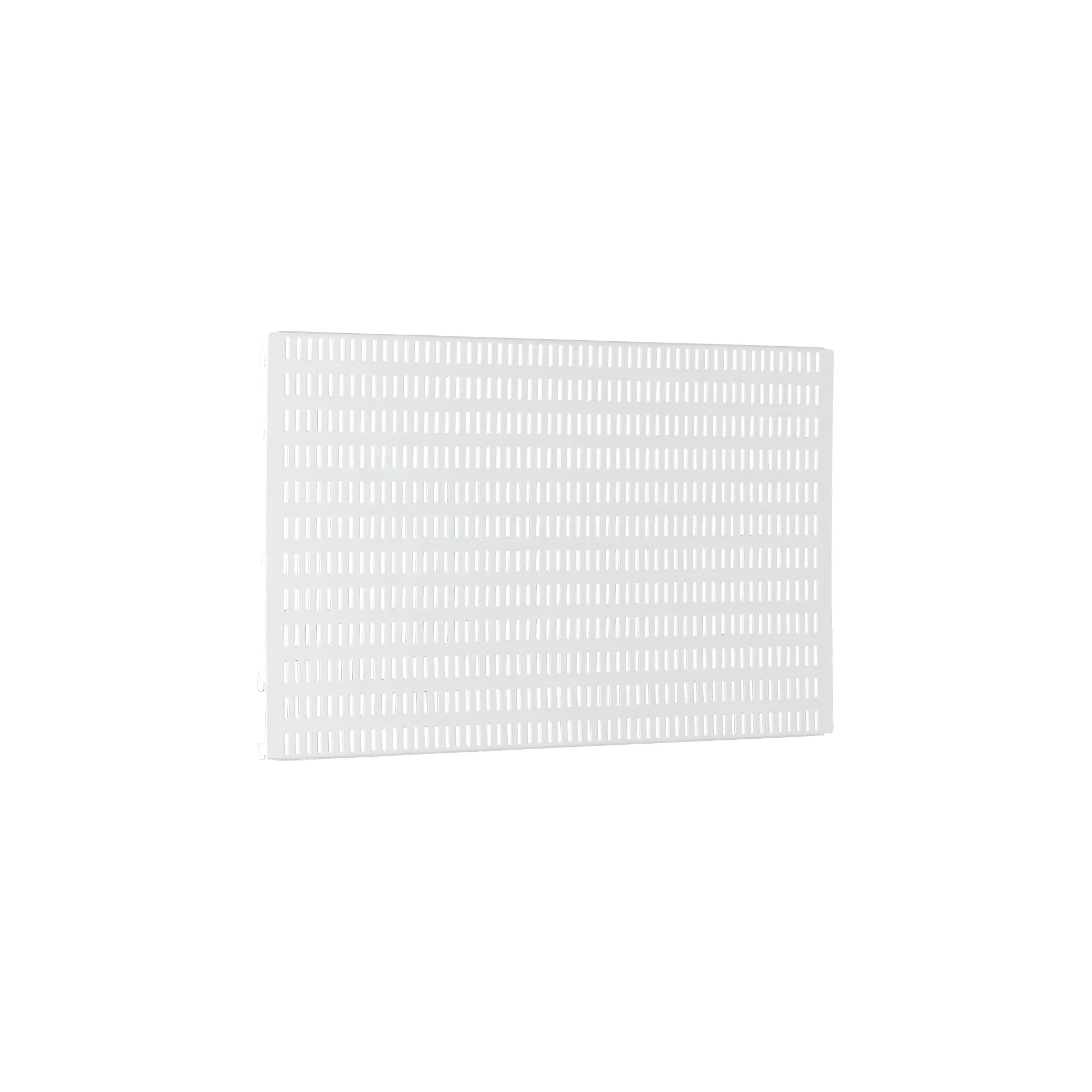 Závěsný nástěnný dílenský panel Classic by Elfa v bílé variantě o šířce 598 a výšce 382 mm (SKU 478310)