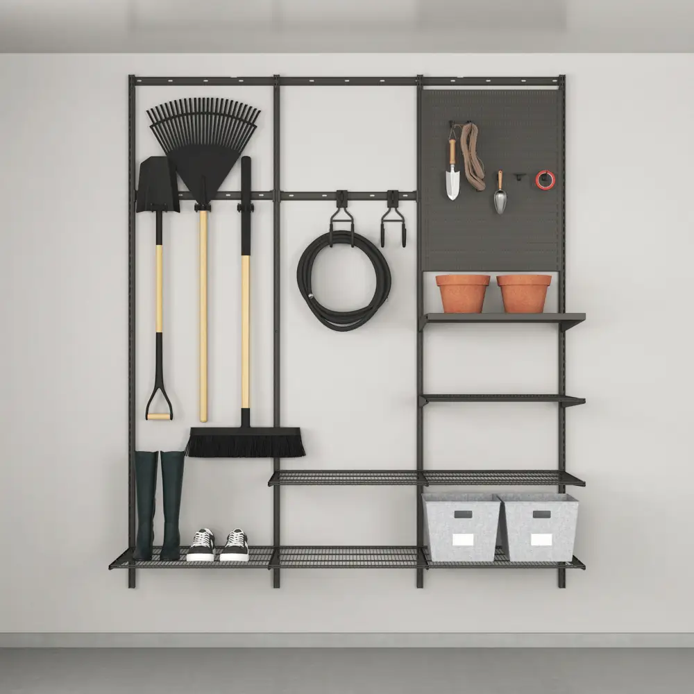 Zahradní řešení Garage+ - VAR. 1 (matná šedá)