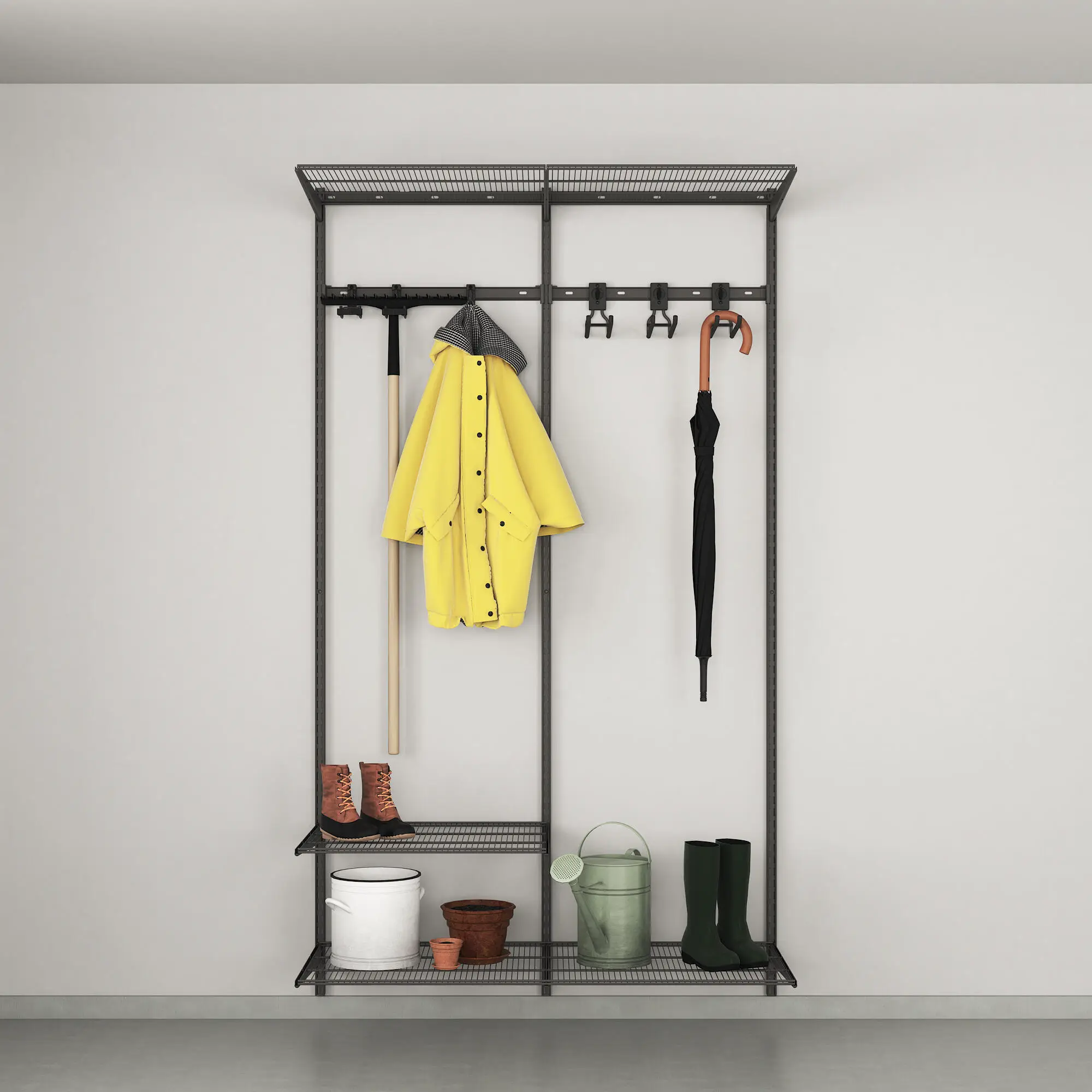 Zahradní řešení Garage+ - VAR. 3 (matná šedá)