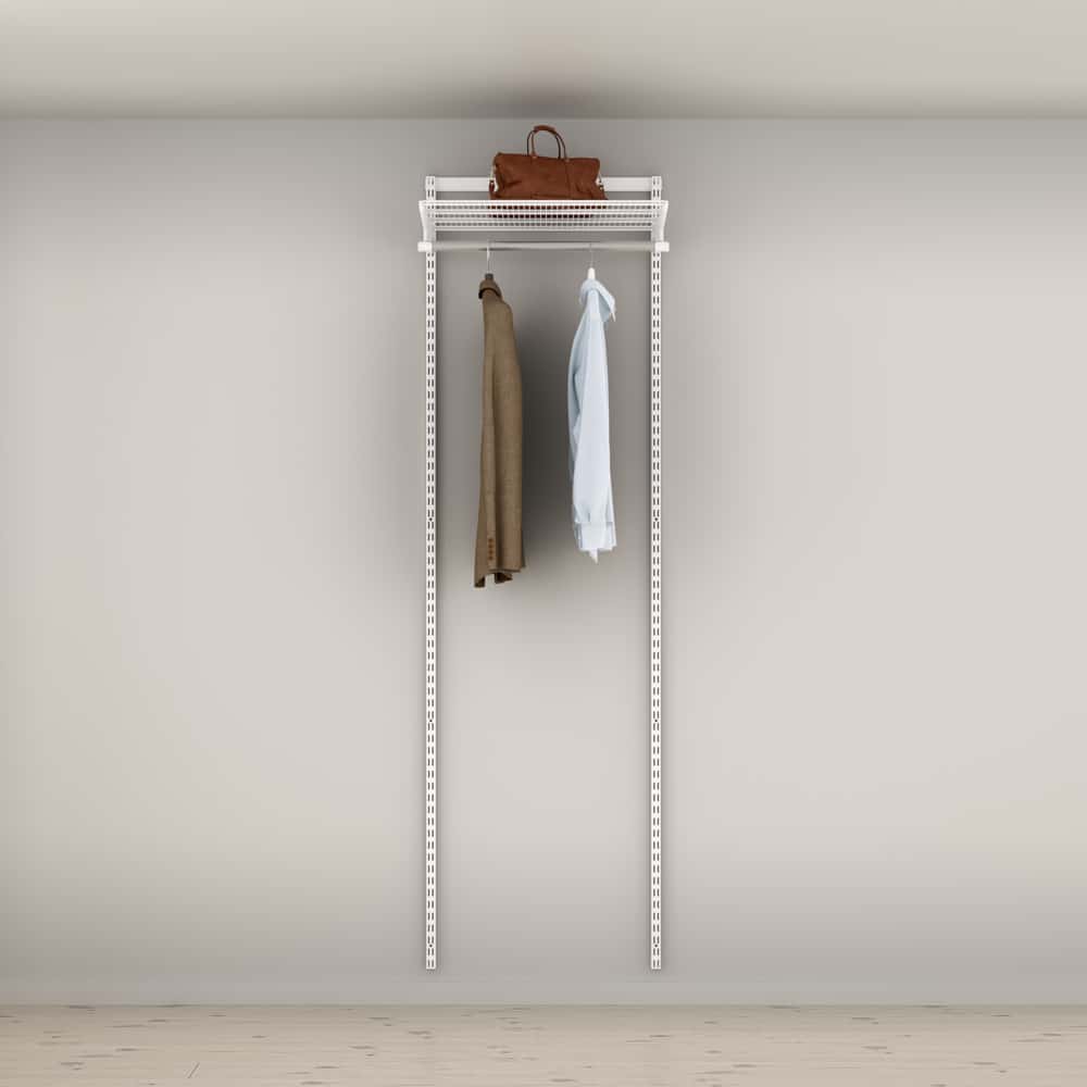 Hotové šatní řešení Classic by Elfa v bílé variantě - var. 1