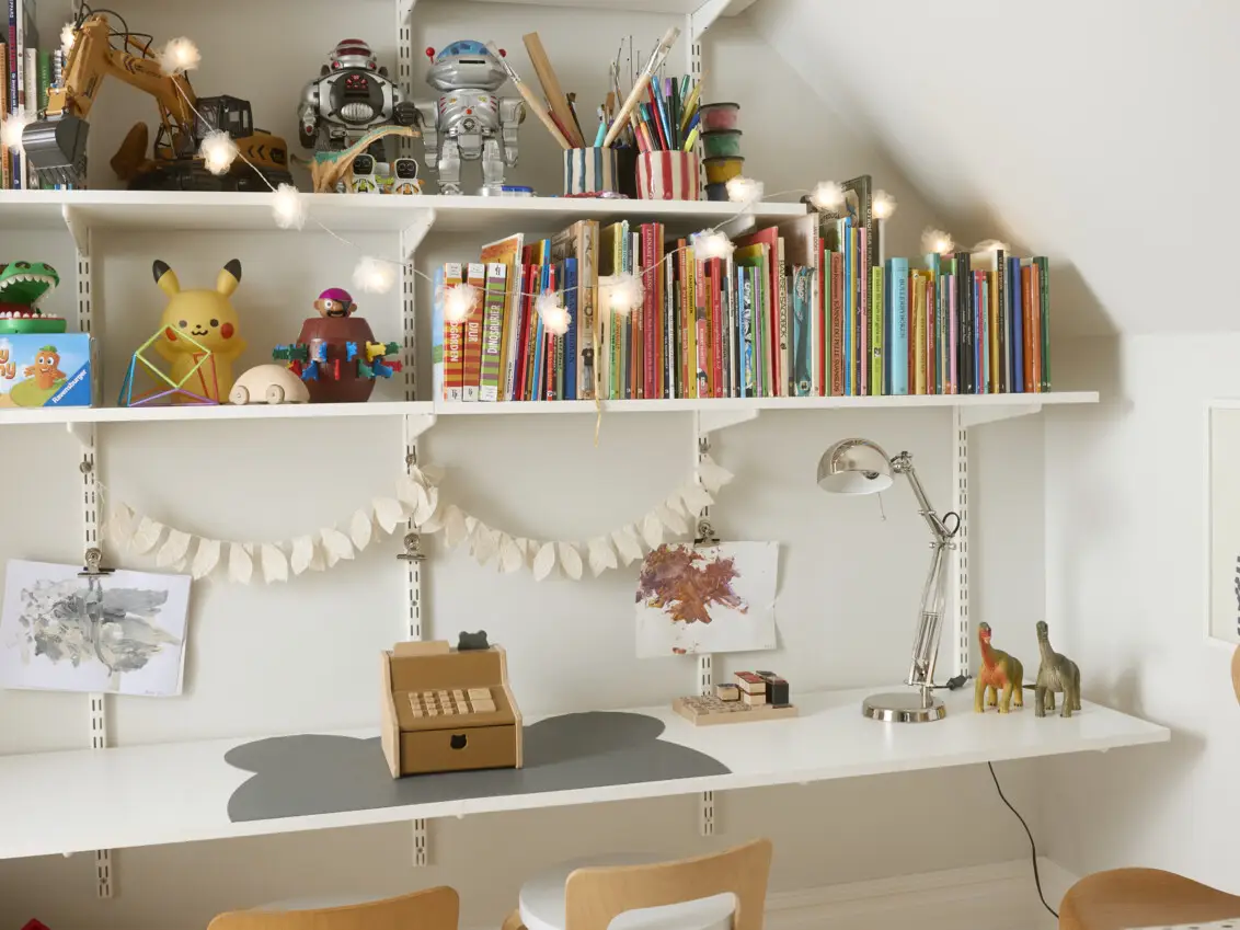 Policový systém Sparring jako ideální řešení do dětského pokoje.