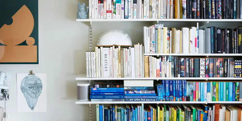 Úložný systém Sparring do knihovny.